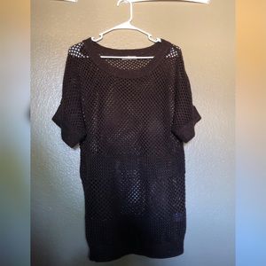 One A mesh knit tunic dress - L